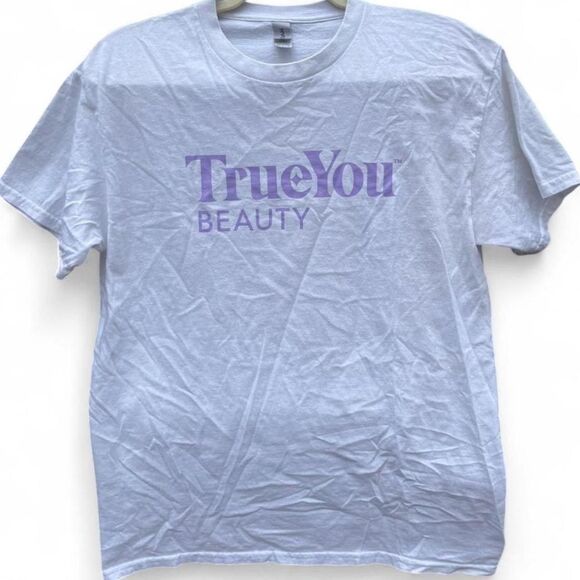 Tops - TrueYou BEAUTY Graphic Tee | Medium | Lavender Dream